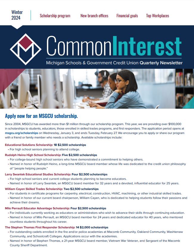 Common Interest Newsletter